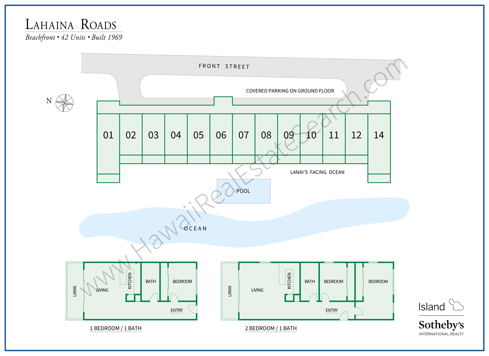 lahaina roads floor plan and map